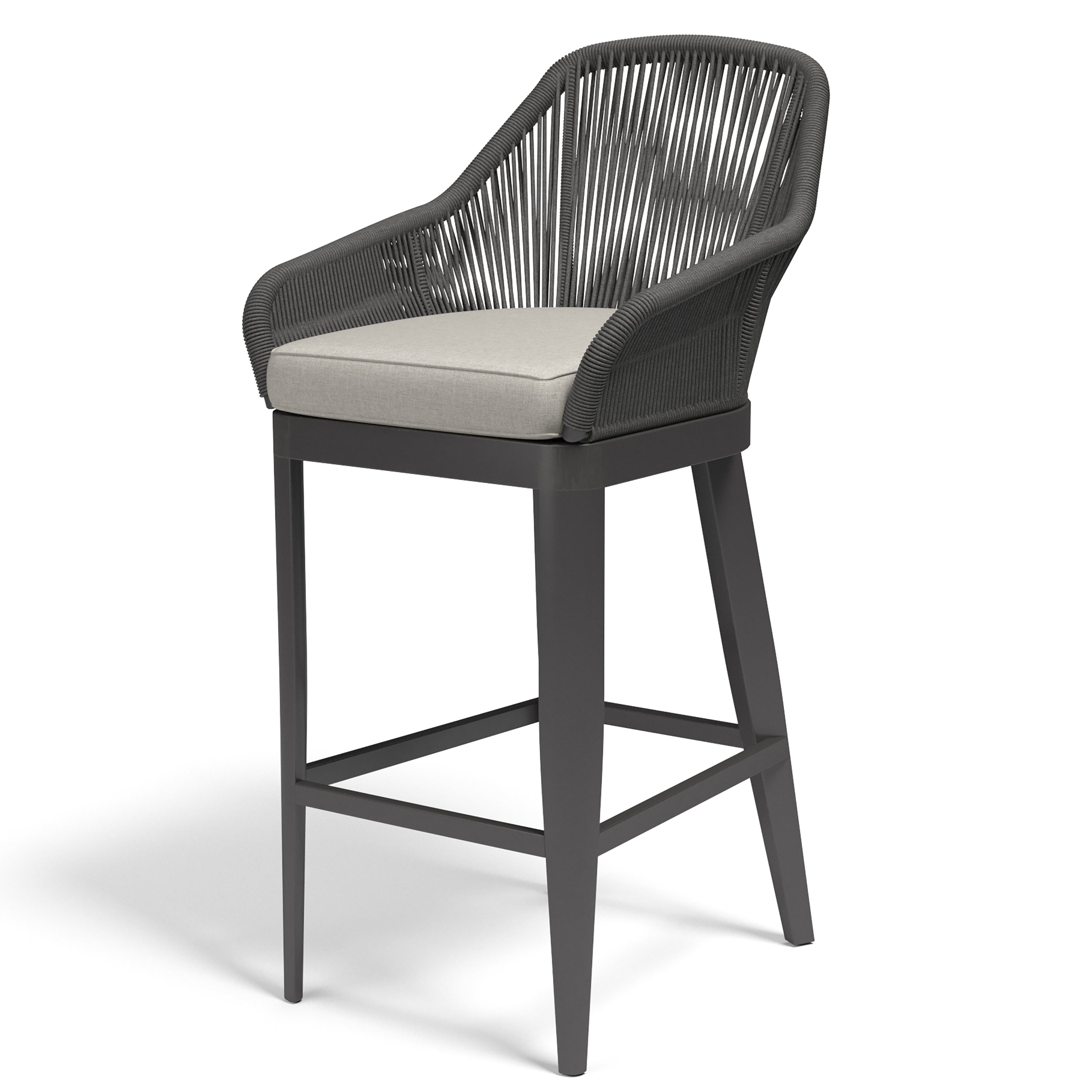 Milano Barstool in Echo Ash w/ Self Welt