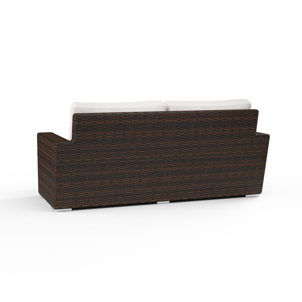 Montecito Loveseat in Canvas Flax w/ Self Welt