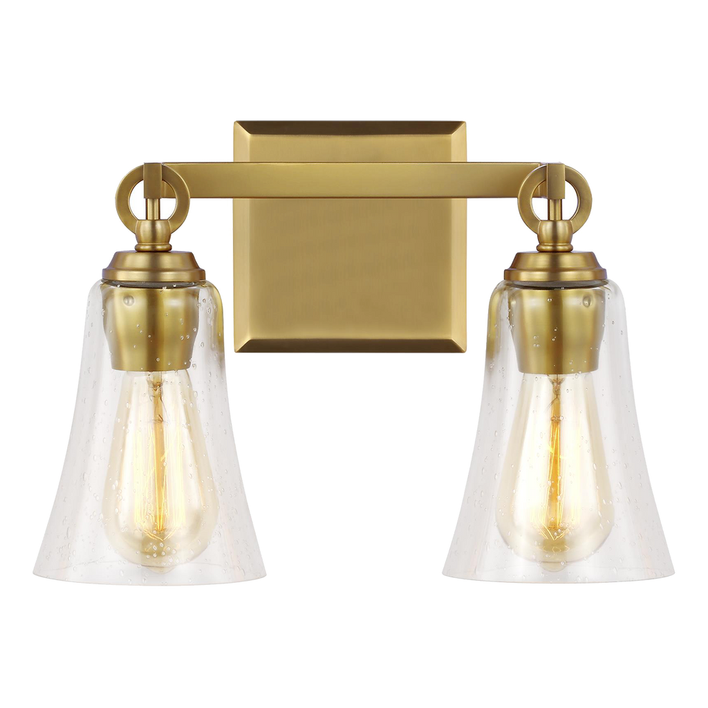 Monterro 2 - Light Vanity Burnished Brass