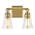 Monterro 2 - Light Vanity Burnished Brass