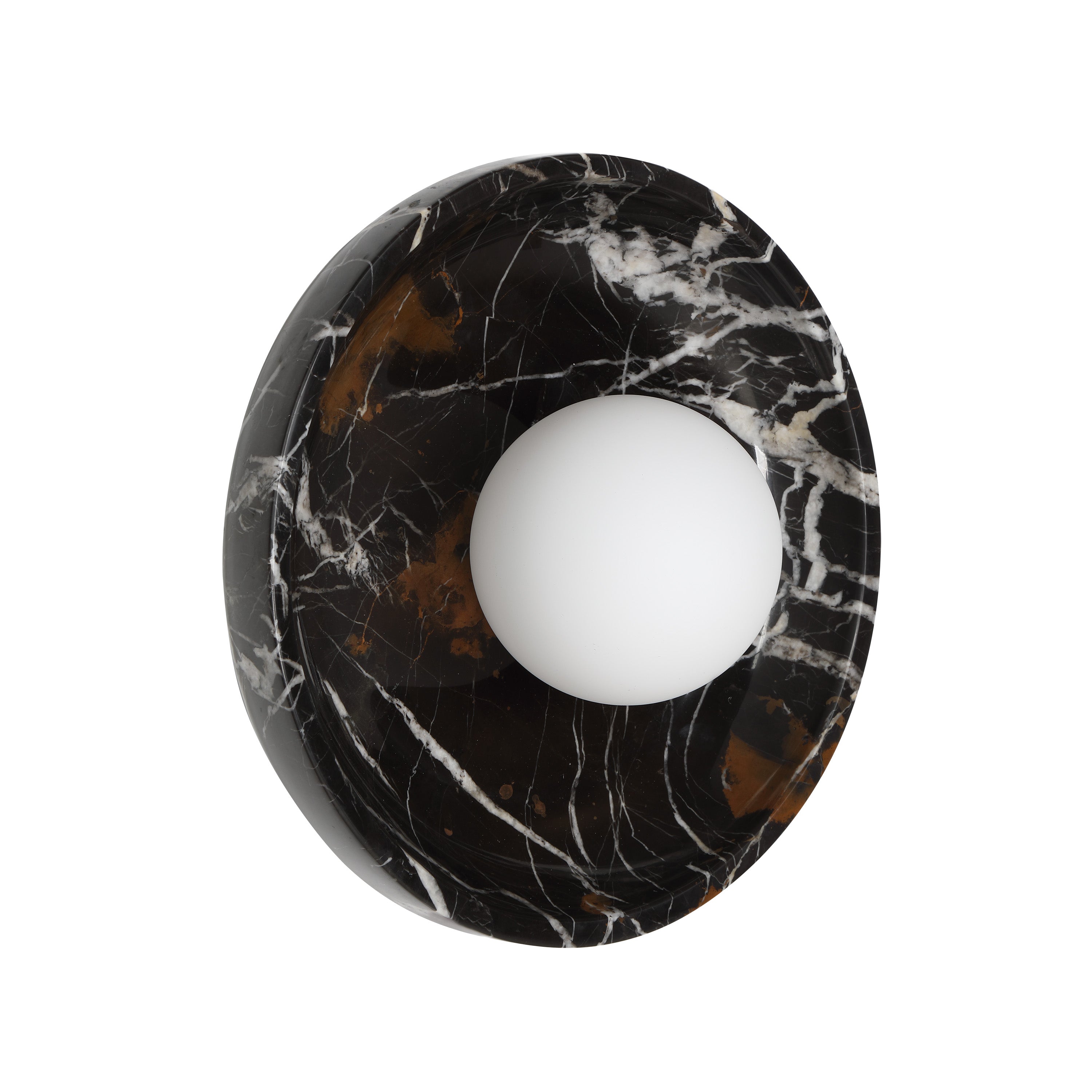 Myrtos Sconce | Black Marble