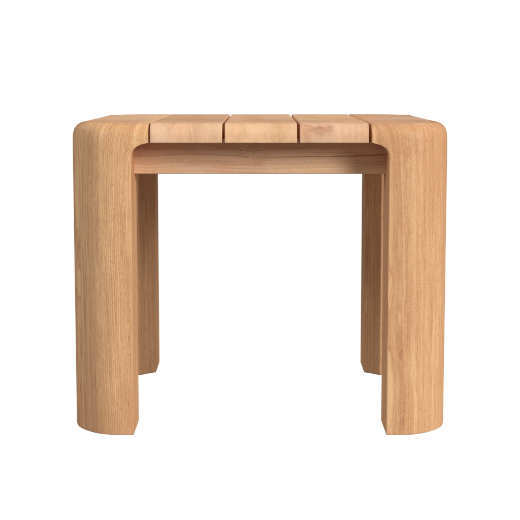 Natural Teak End Table
