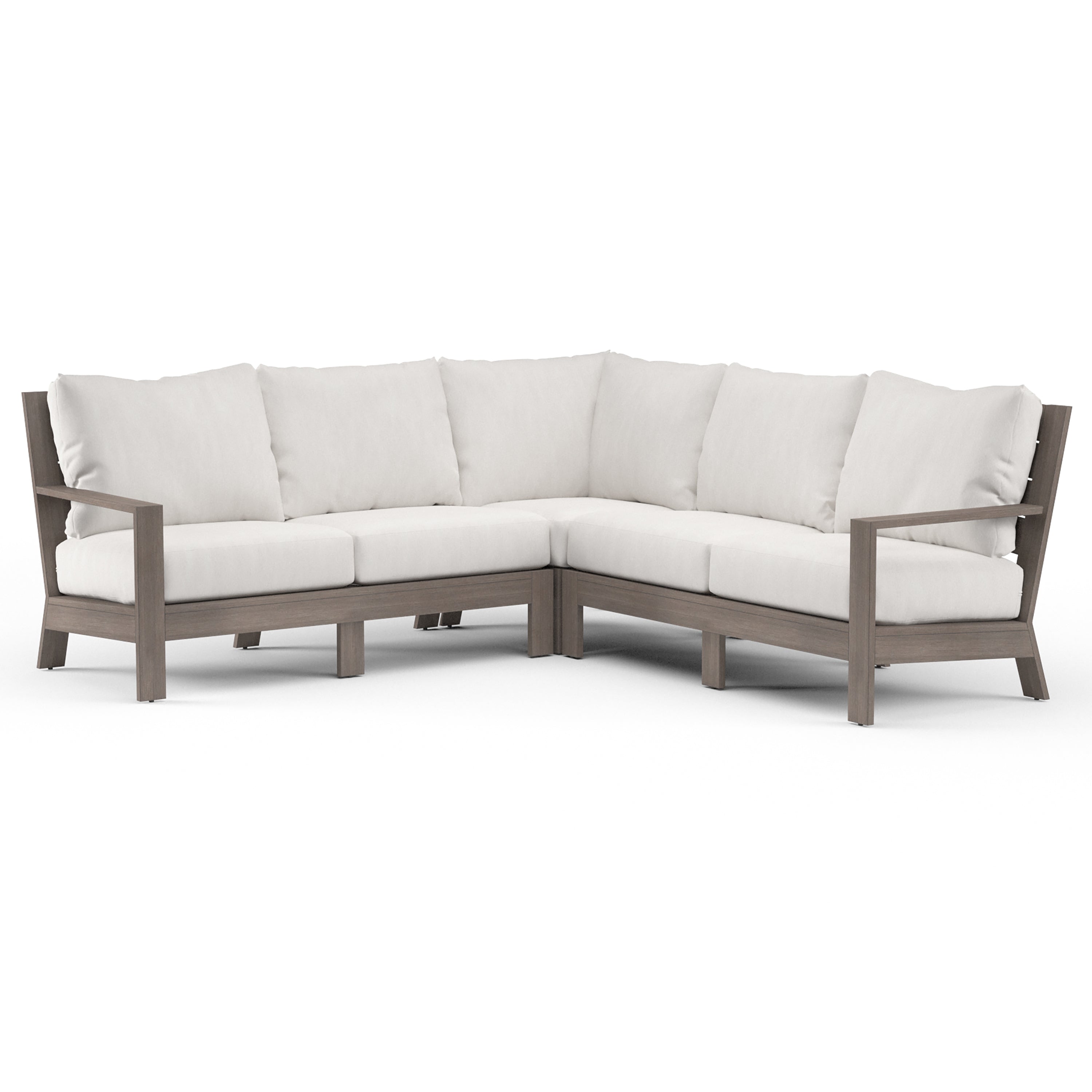 Laguna Sectional in Canvas Flax, No Welt