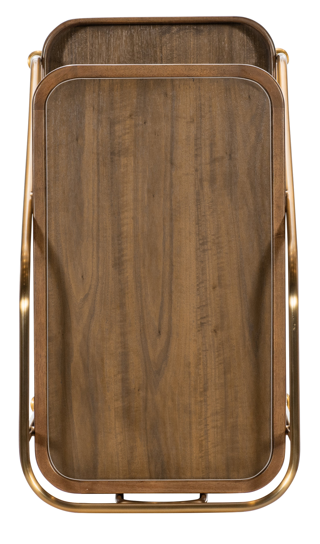 Commerce and Market Walnut Wine and Bar Cart