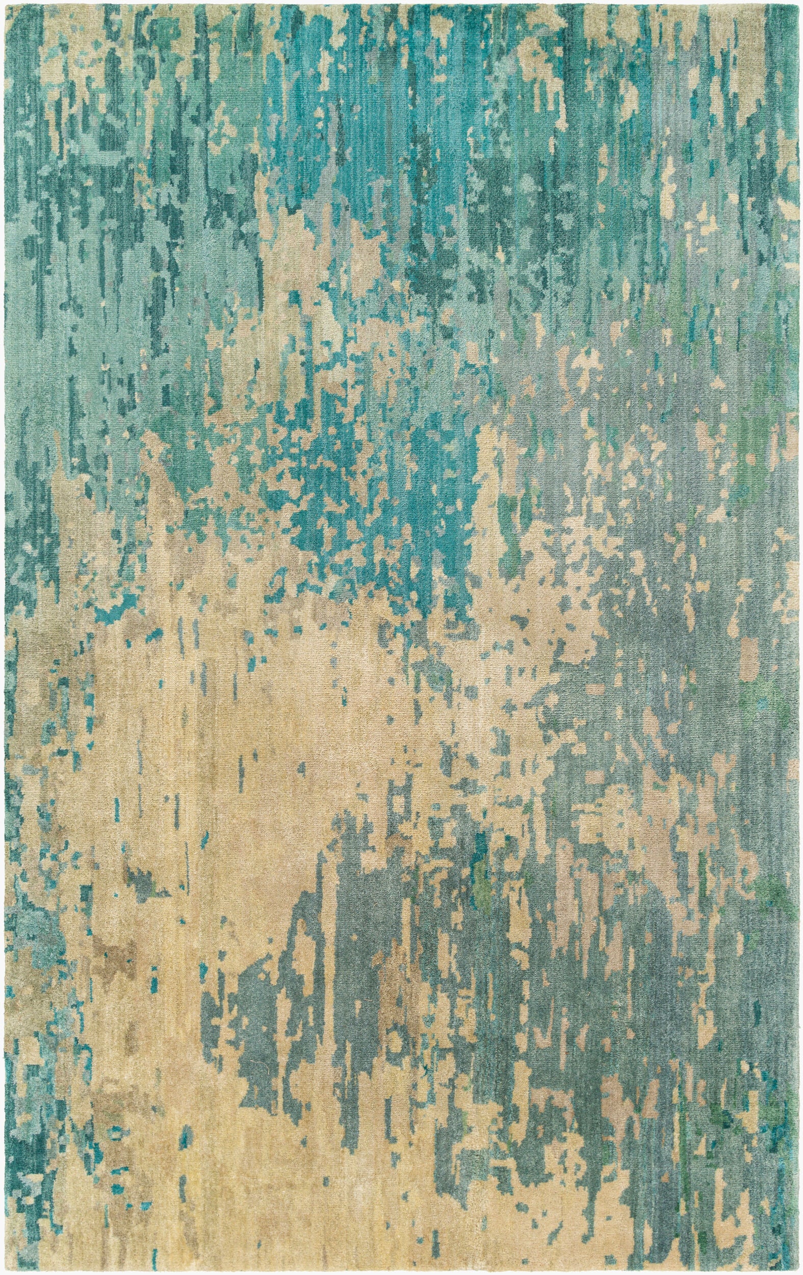 Watercolor Rug | Teal | WAT5004