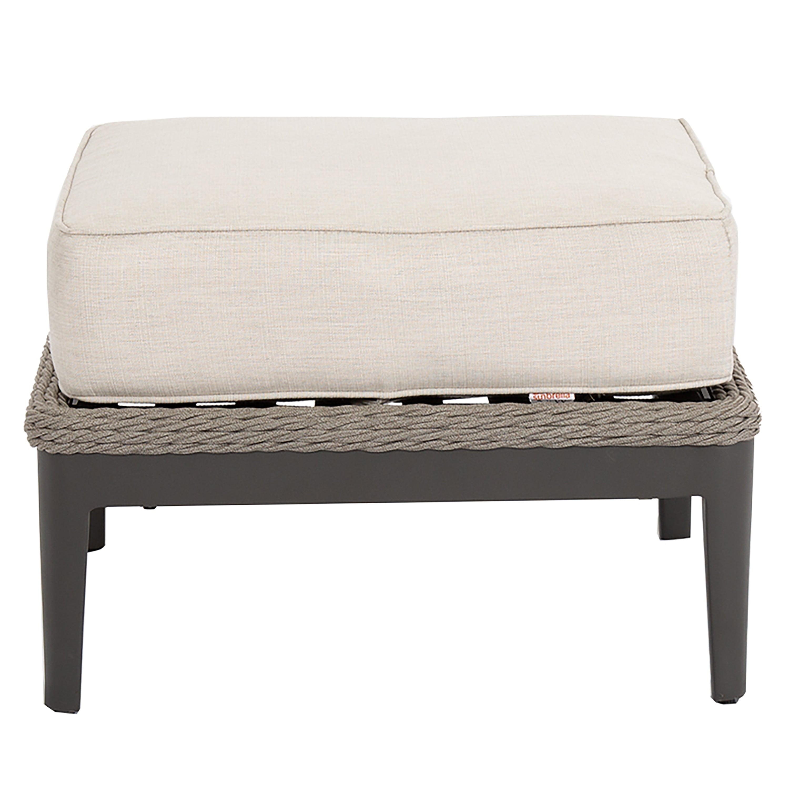 Marbella Ottoman in Echo Ash w/ Self Welt