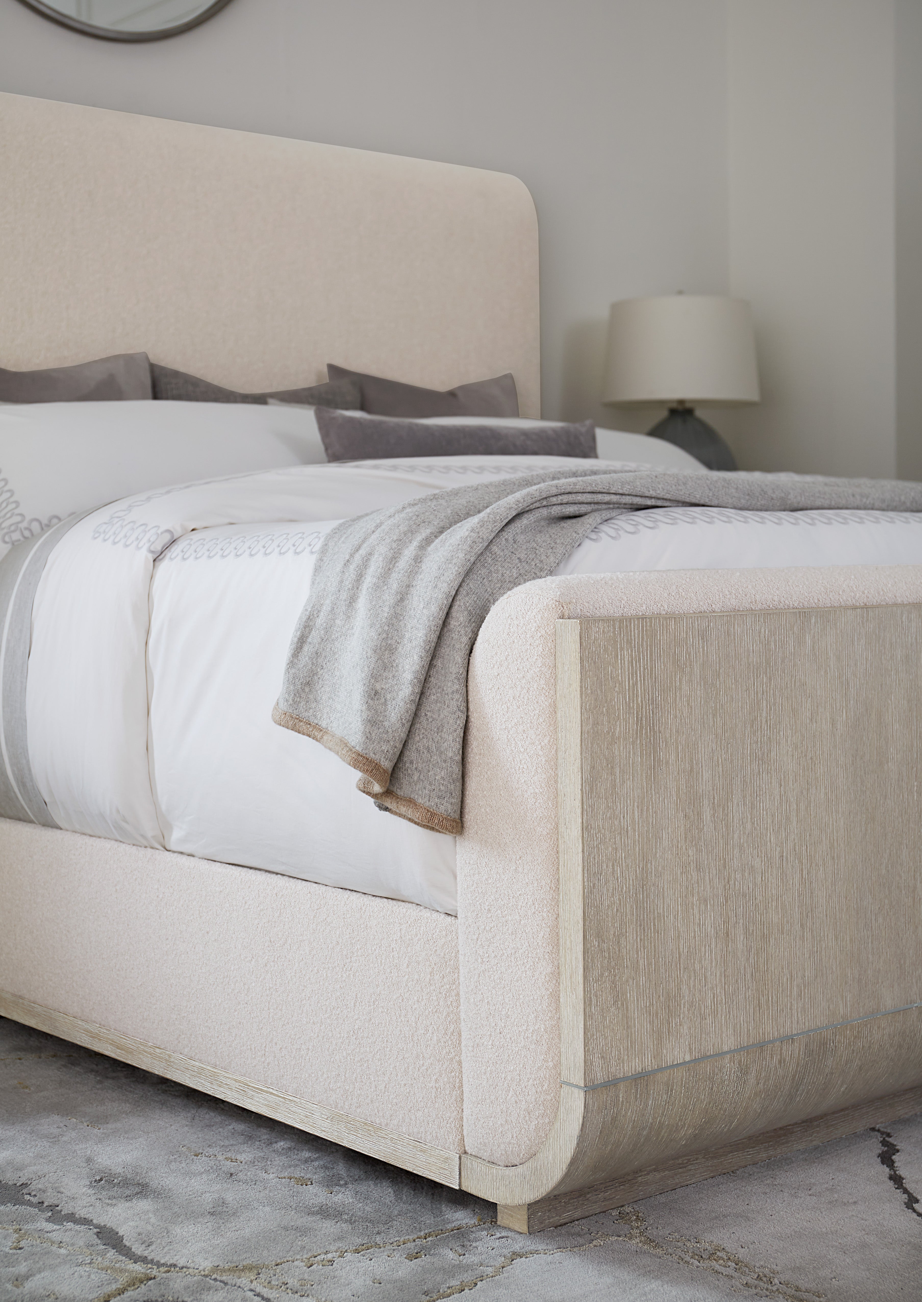 Modern Mood King Upholstered Panel Bed | Diamond