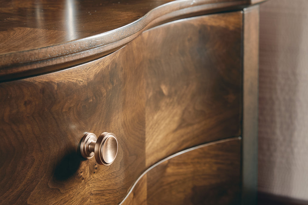 Archives Two-Drawer Nightstand | Dark Wood
