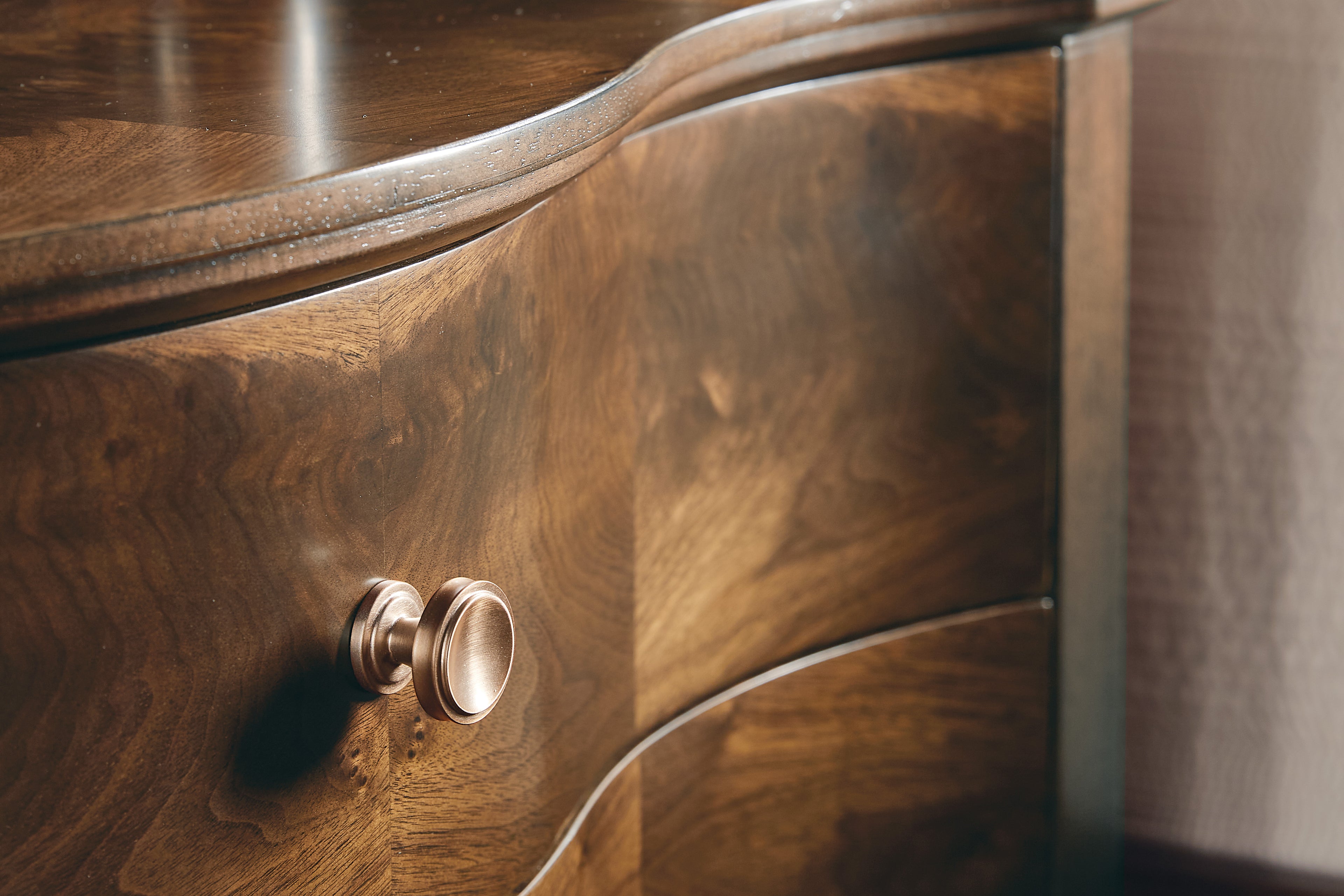 Archives Two-Drawer Nightstand | Dark Wood