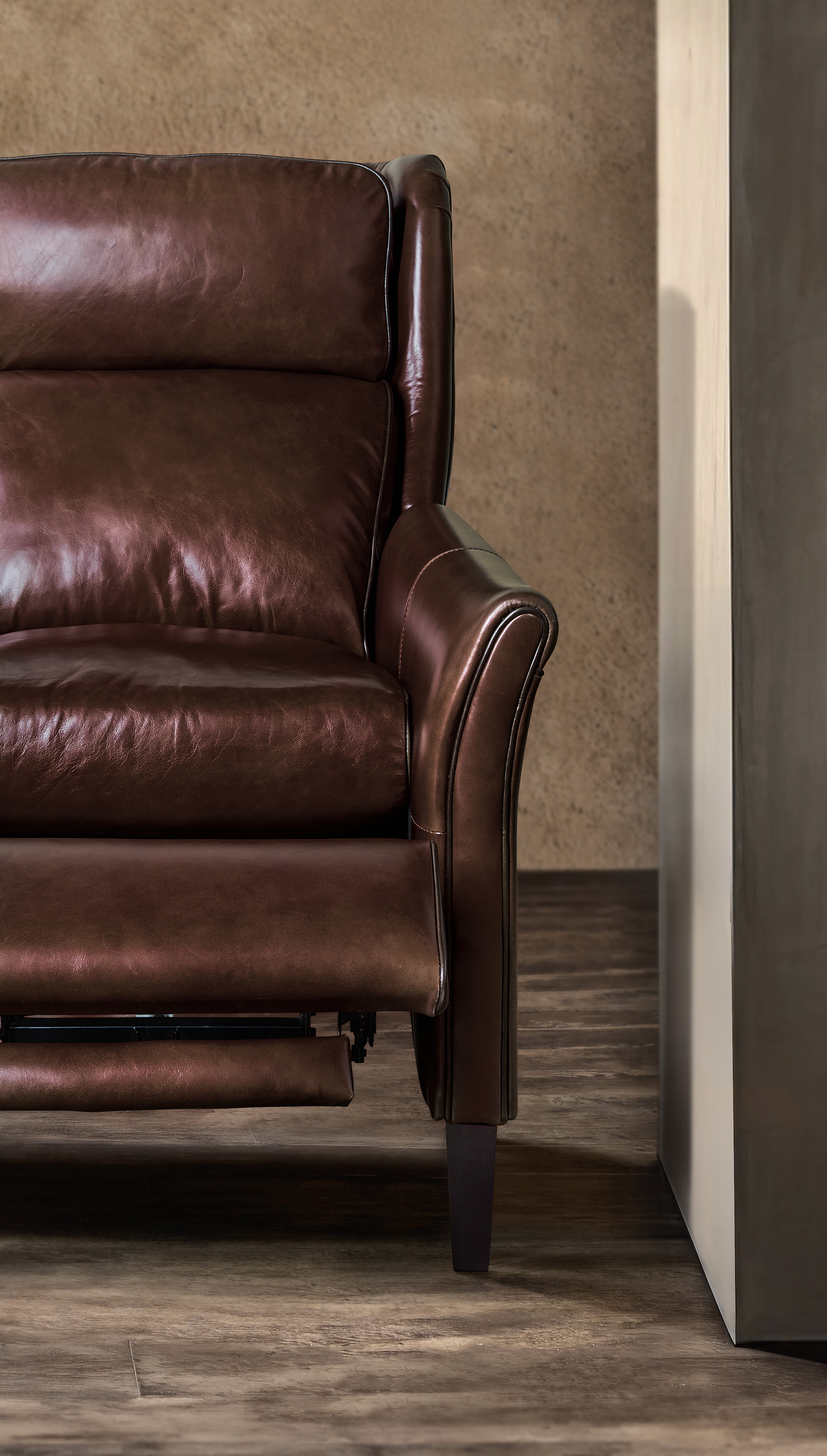 Henley Power Recliner with Power Headrest | Red