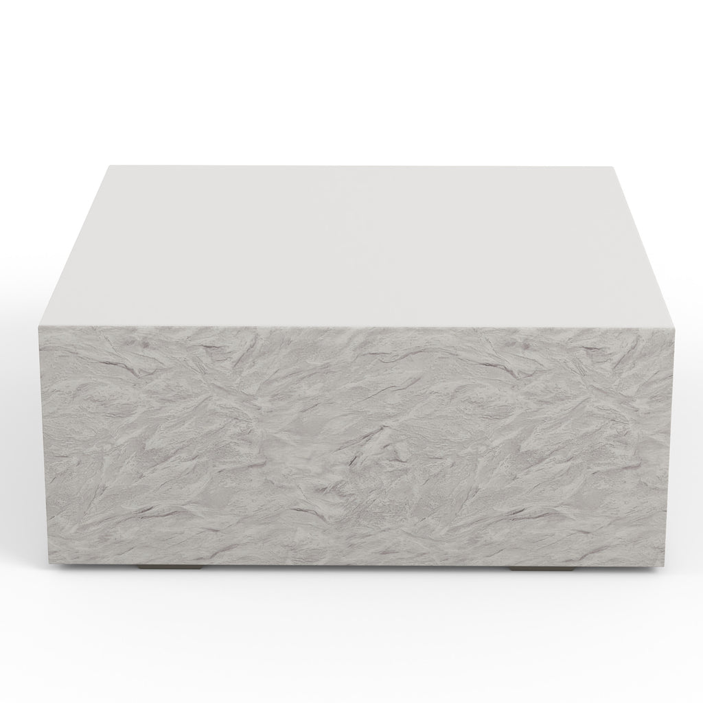 Antique Stone Square Coffee Table