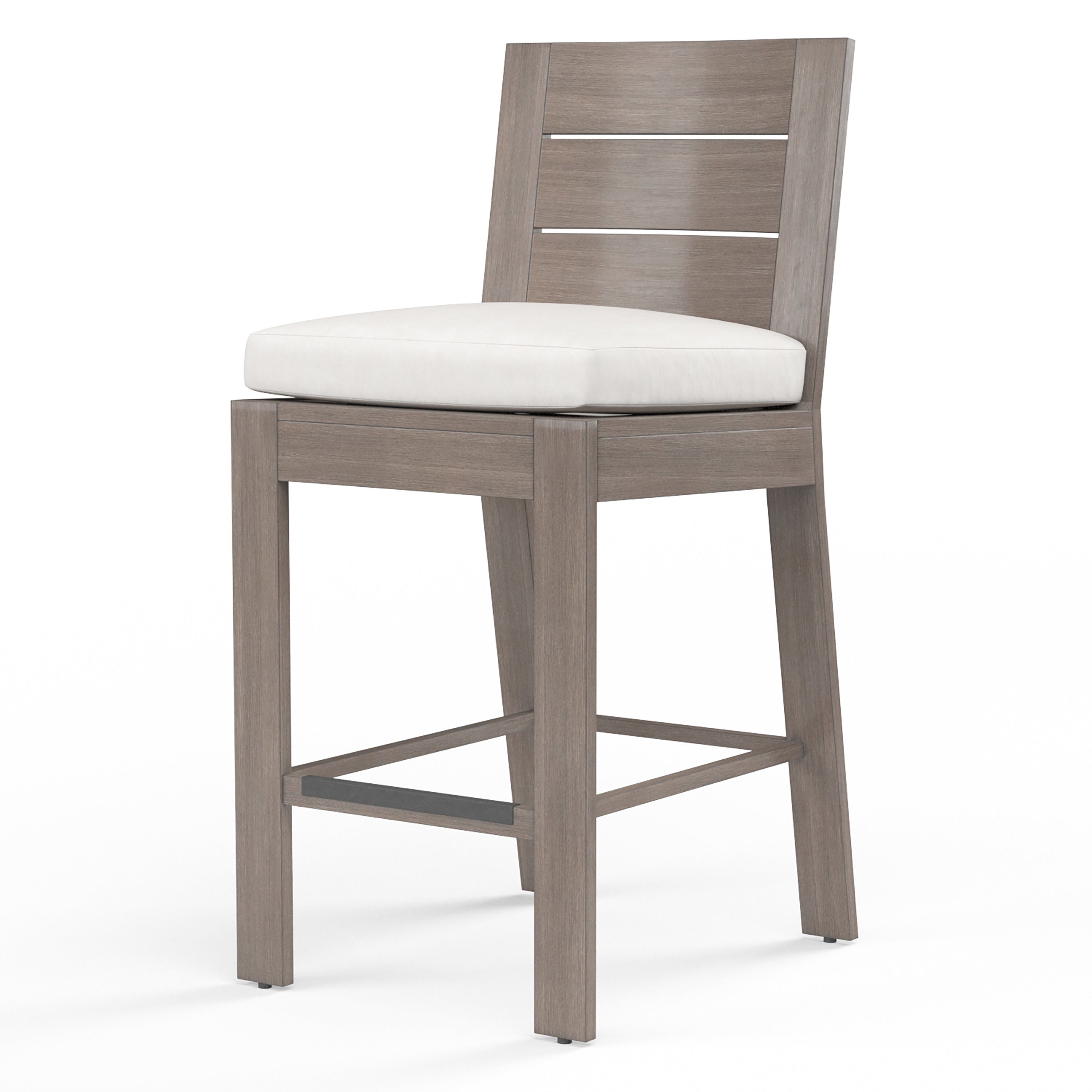 Laguna Barstool in Canvas Flax, No Welt
