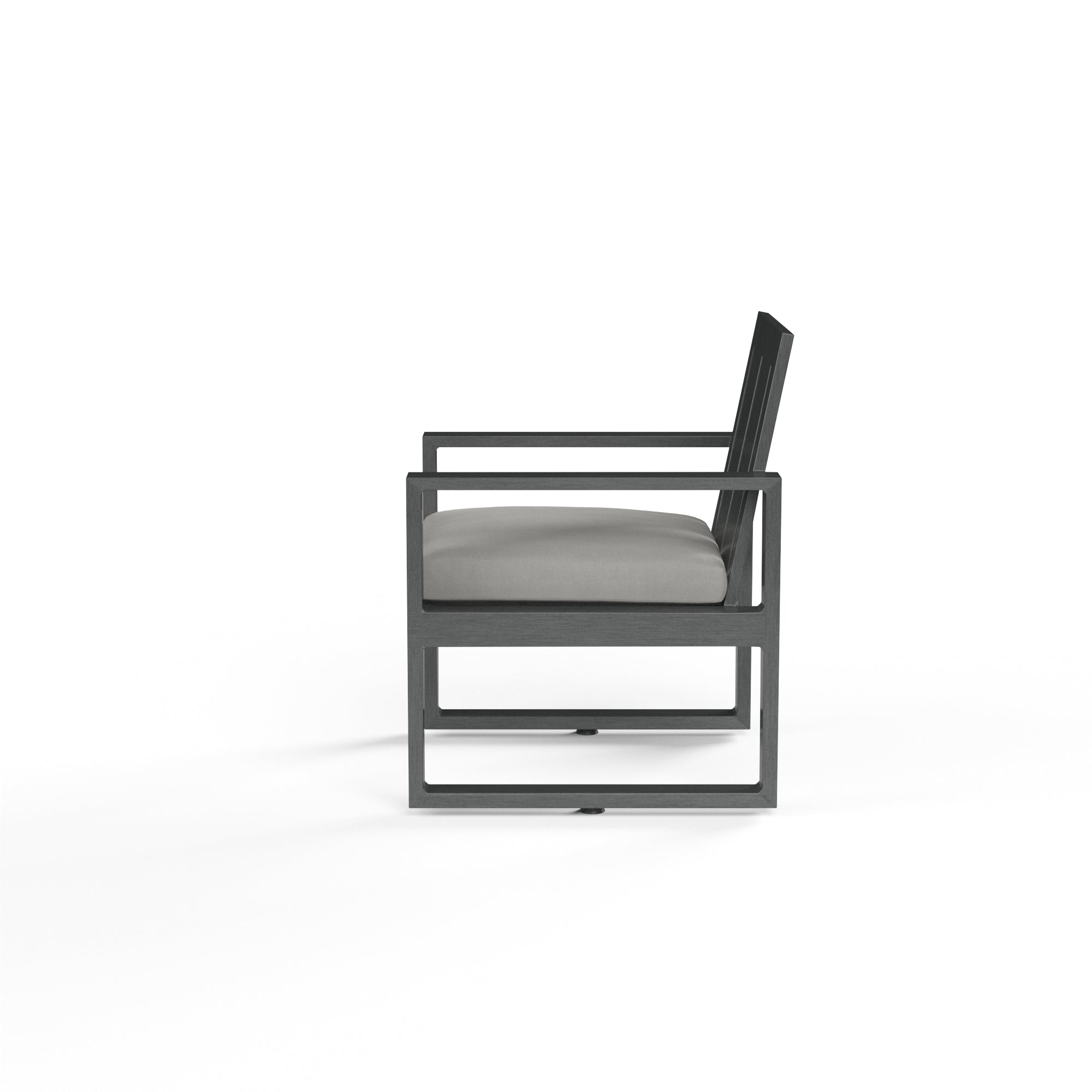 Redondo Dining Chair in Cast Silver, No Welt
