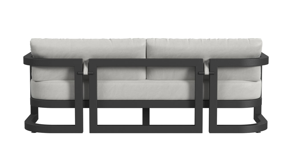Malibu Sofa in Cast Silver, No Welt
