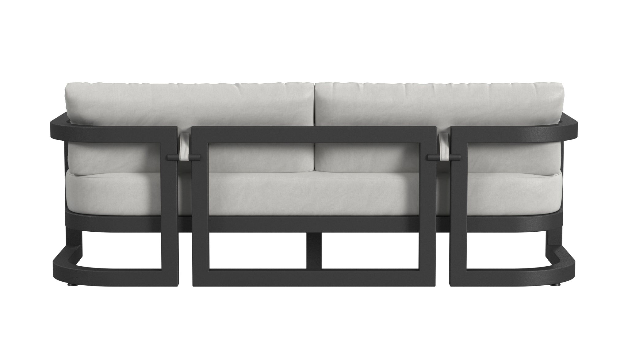 Malibu Sofa in Cast Silver, No Welt