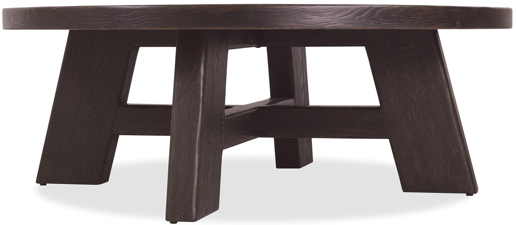 Driftwood Round Cocktail Table | Burnt Timber