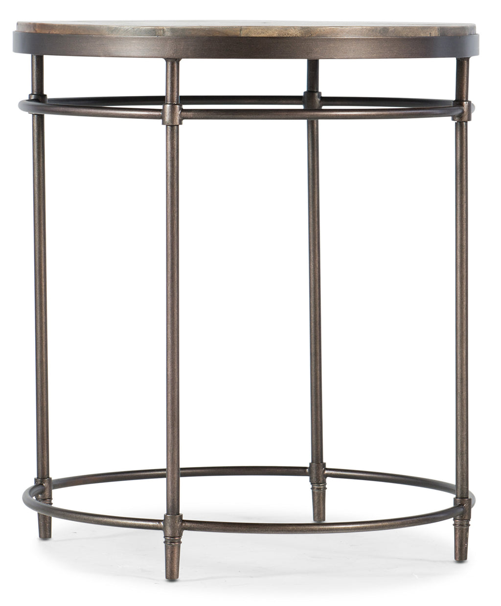 St. Armand Round End Table | Light Wood