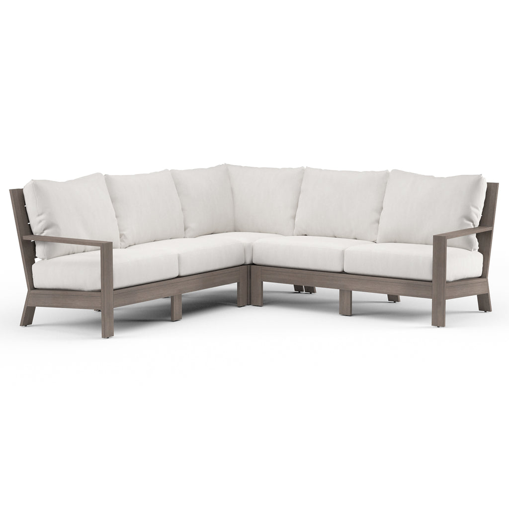 Laguna Sectional in Canvas Flax, No Welt