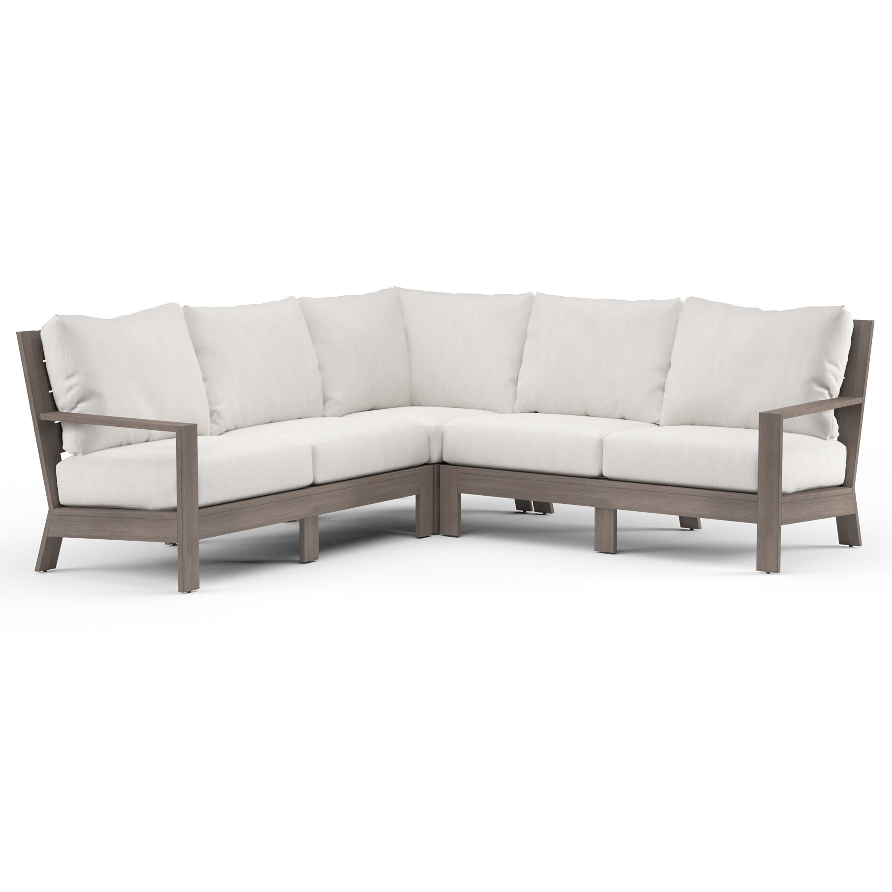 Laguna Sectional in Canvas Flax, No Welt
