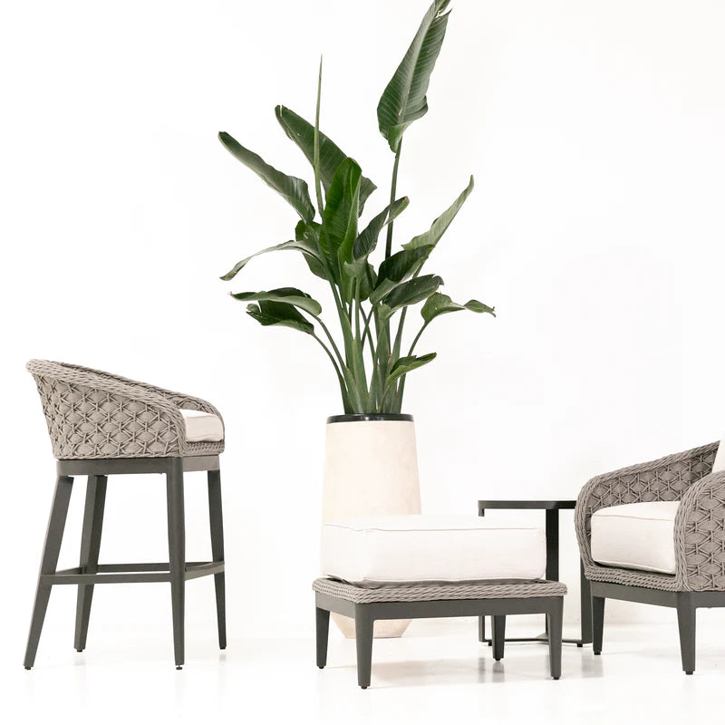 Marbella Barstool in Echo Ash w/ Self Welt
