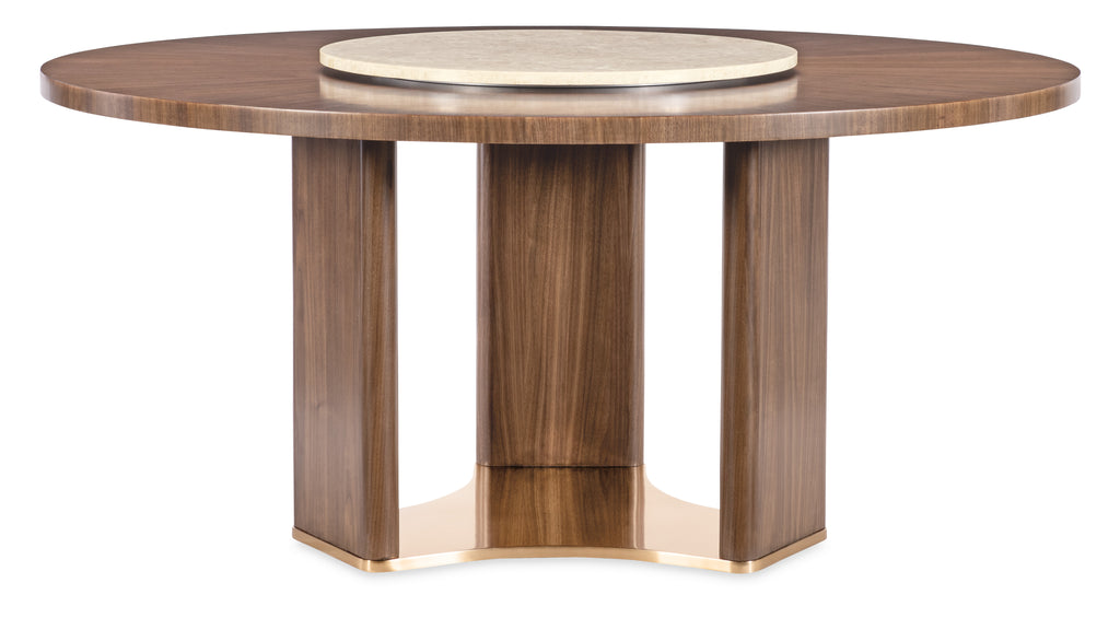 Eleana Round Dining Table | Light Caramel
