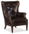 Maya Wing Club Chair | Dark Wood