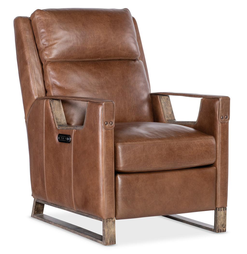 Relic Power Recliner w/Power Headrest | Brown
