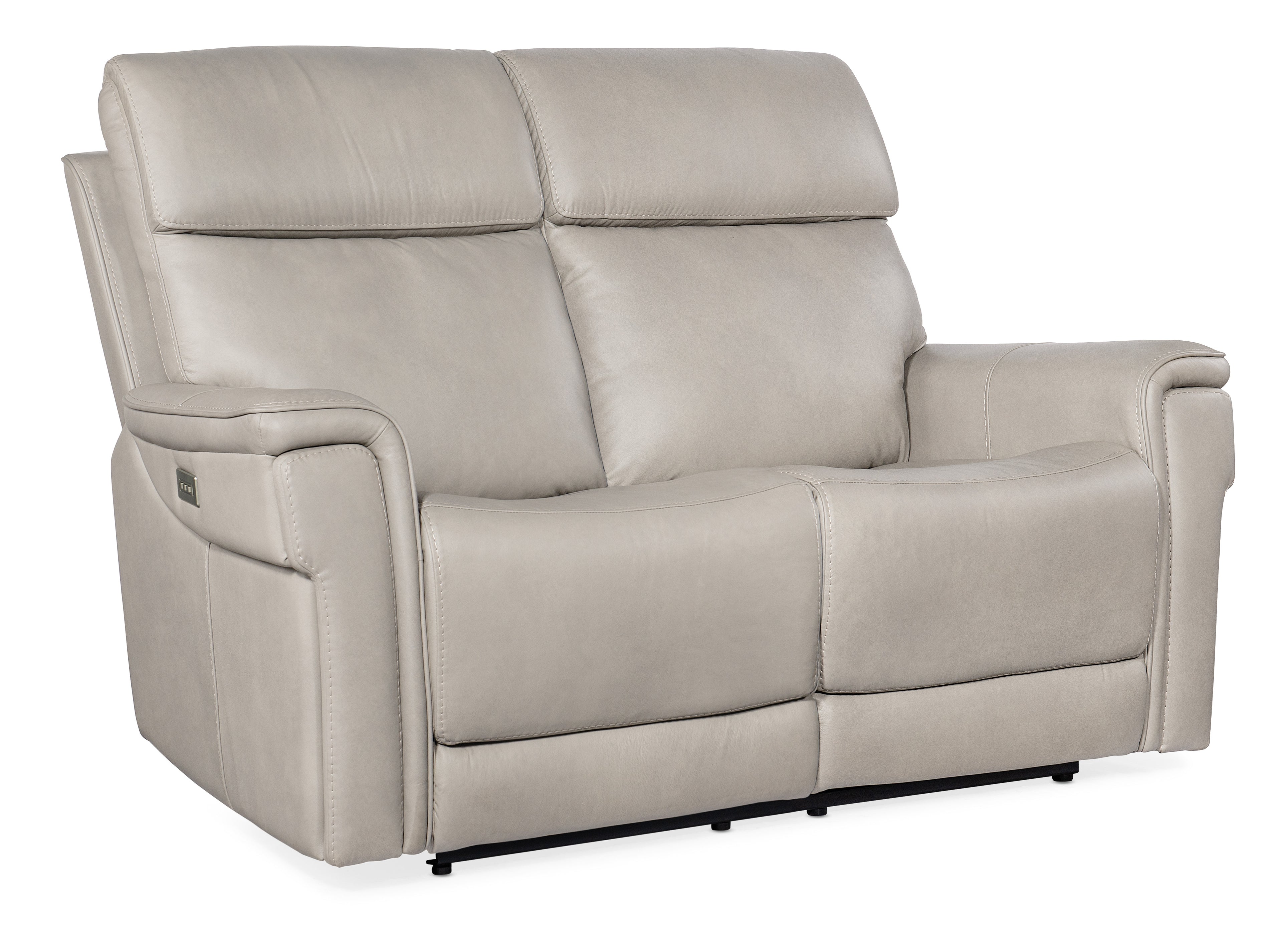 Lyra Zero Gravity Power Loveseat with Power Headrest and Lumbar | Light Grey