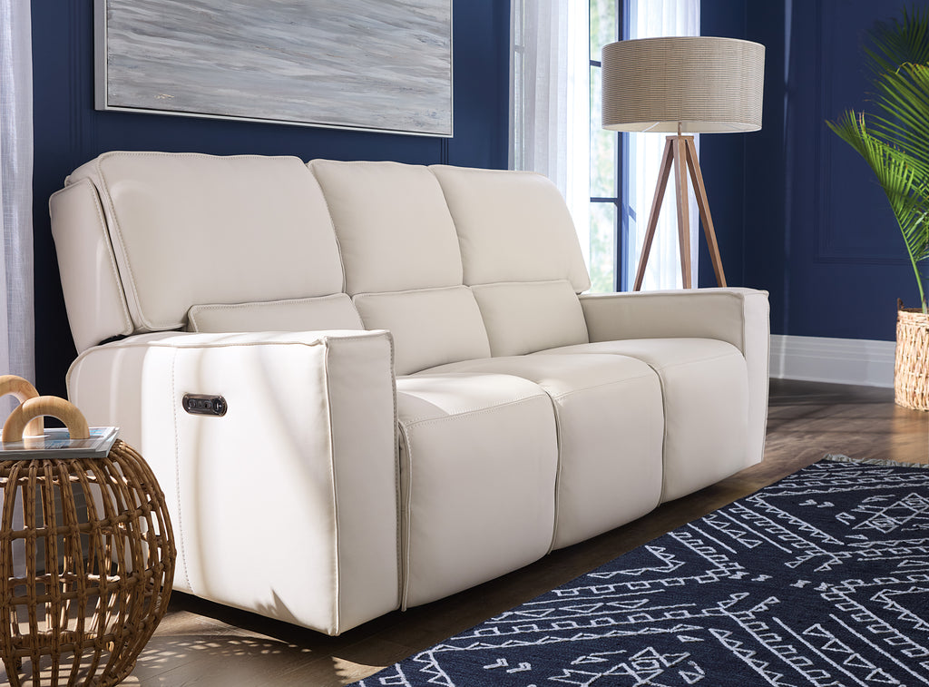 Miles Zero Gravity Sofa with Power Recline Power Headrest | Grey
