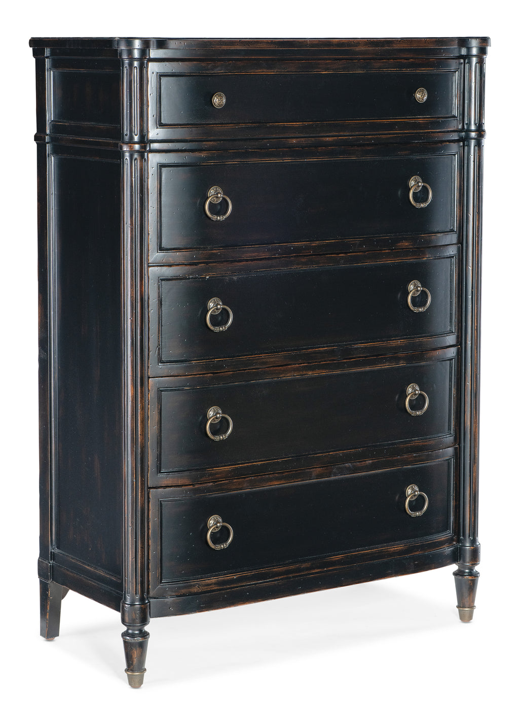 Charleston Five-Drawer Chest | Black Cherry