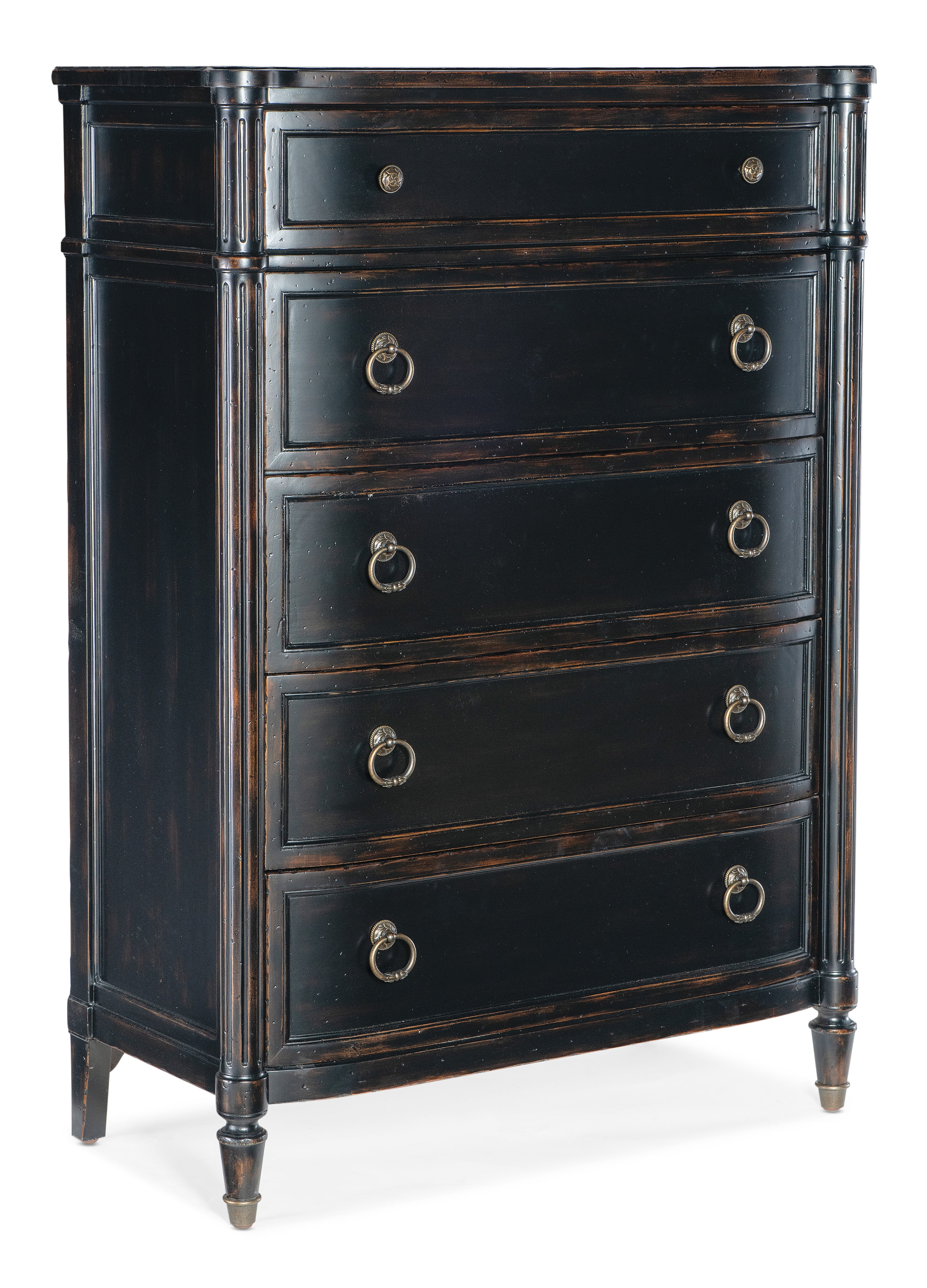 Charleston Five-Drawer Chest | Black Cherry