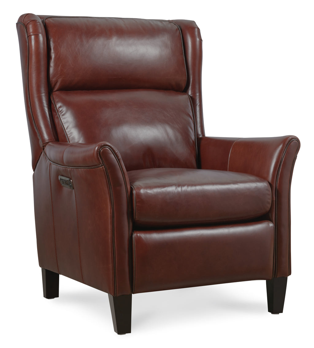 Henley Power Recliner with Power Headrest | Red