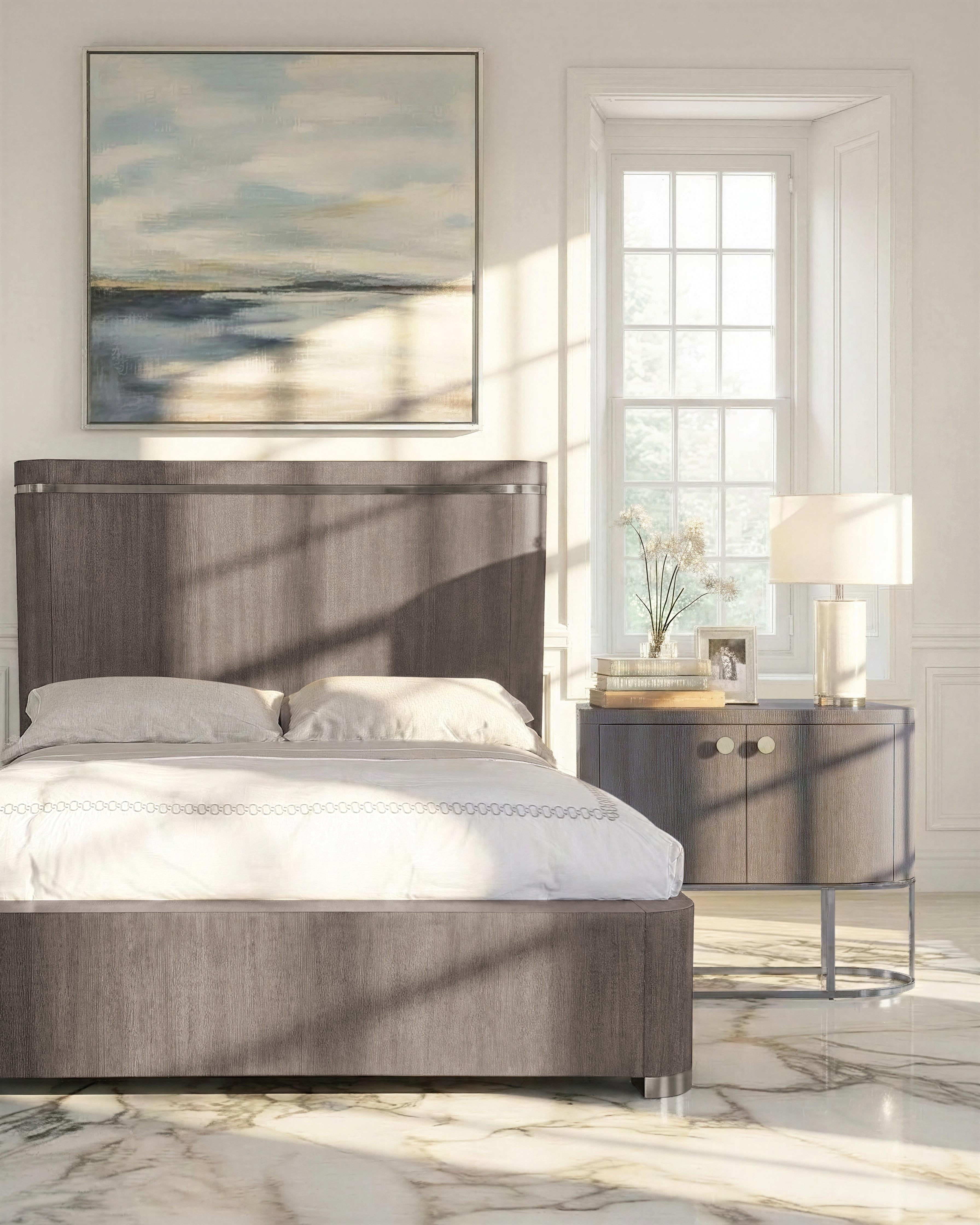 Modern Mood Oval Nightstand | Mink
