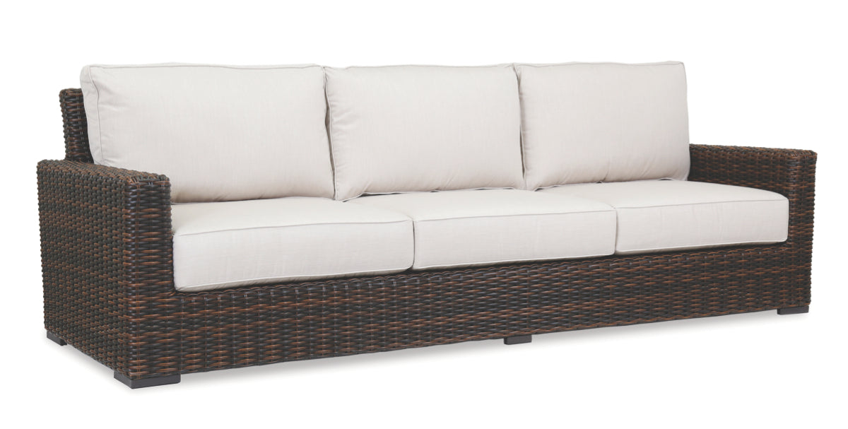 Montecito Sofa in Canvas Flax w/ Self Welt