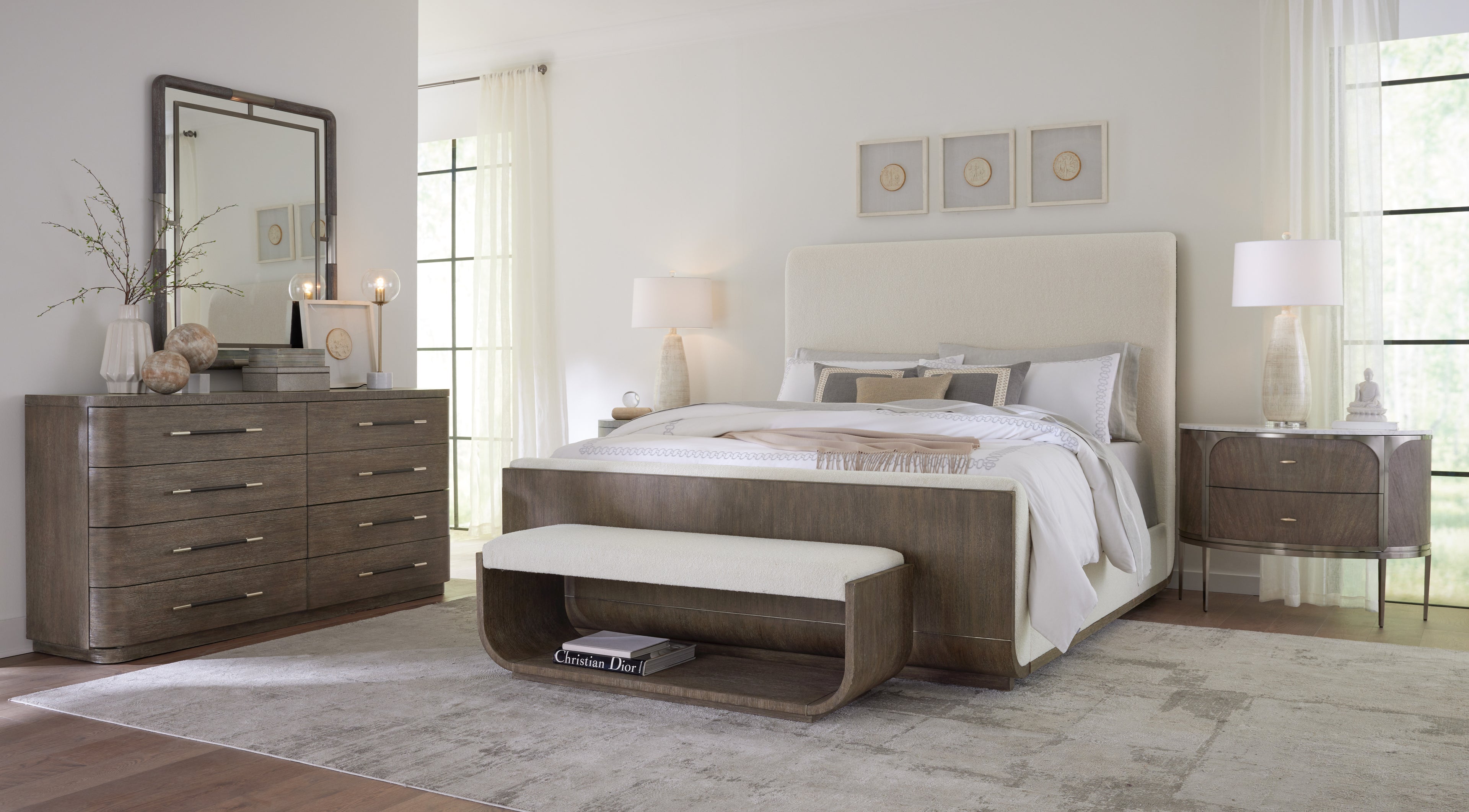 Modern Mood Bed Bench | Mink