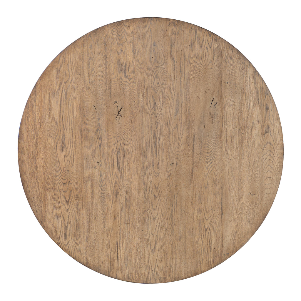 Commerce & Market Round Cocktail Table | Soothing Natural Wood