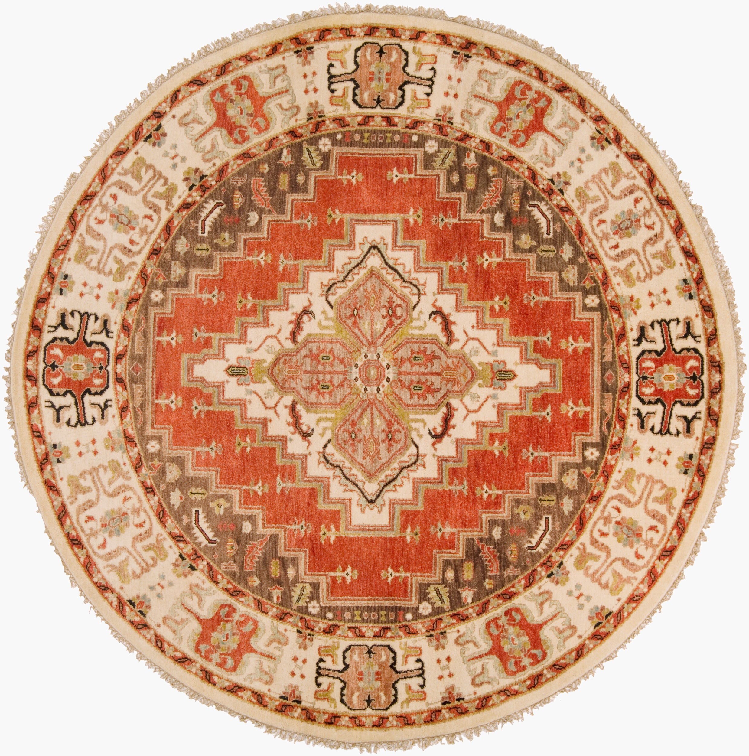 Zeus Rug | Rust | ZEU7800