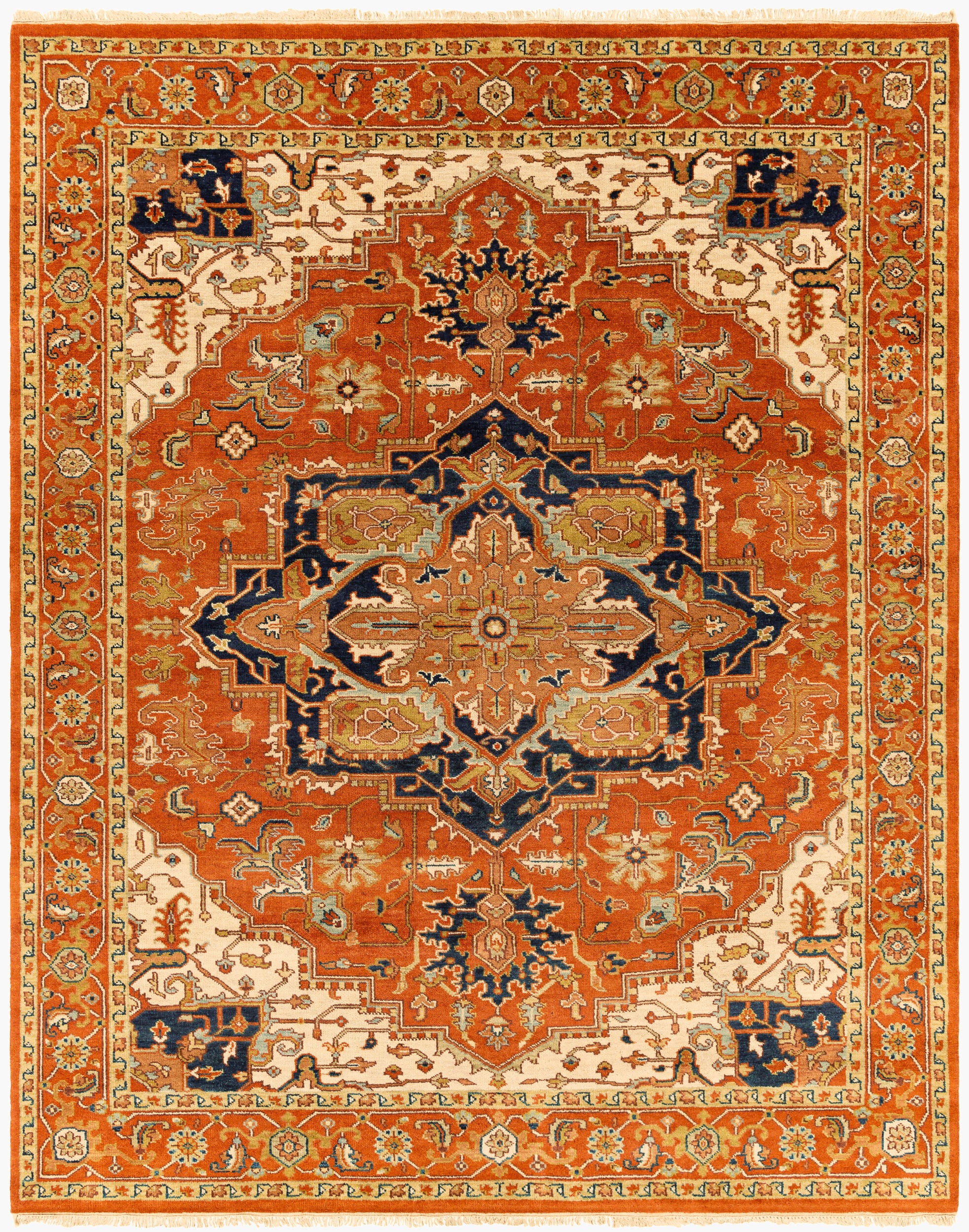 Zeus Rug | Rust | ZEU7805