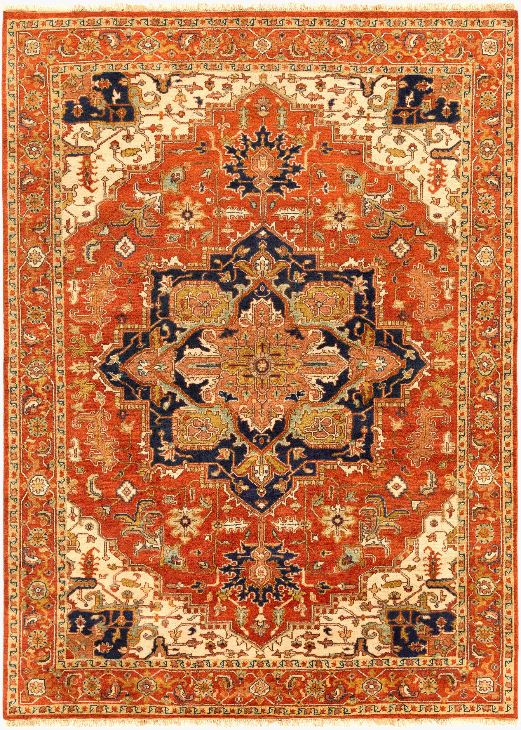Zeus Rug | Rust | ZEU7805