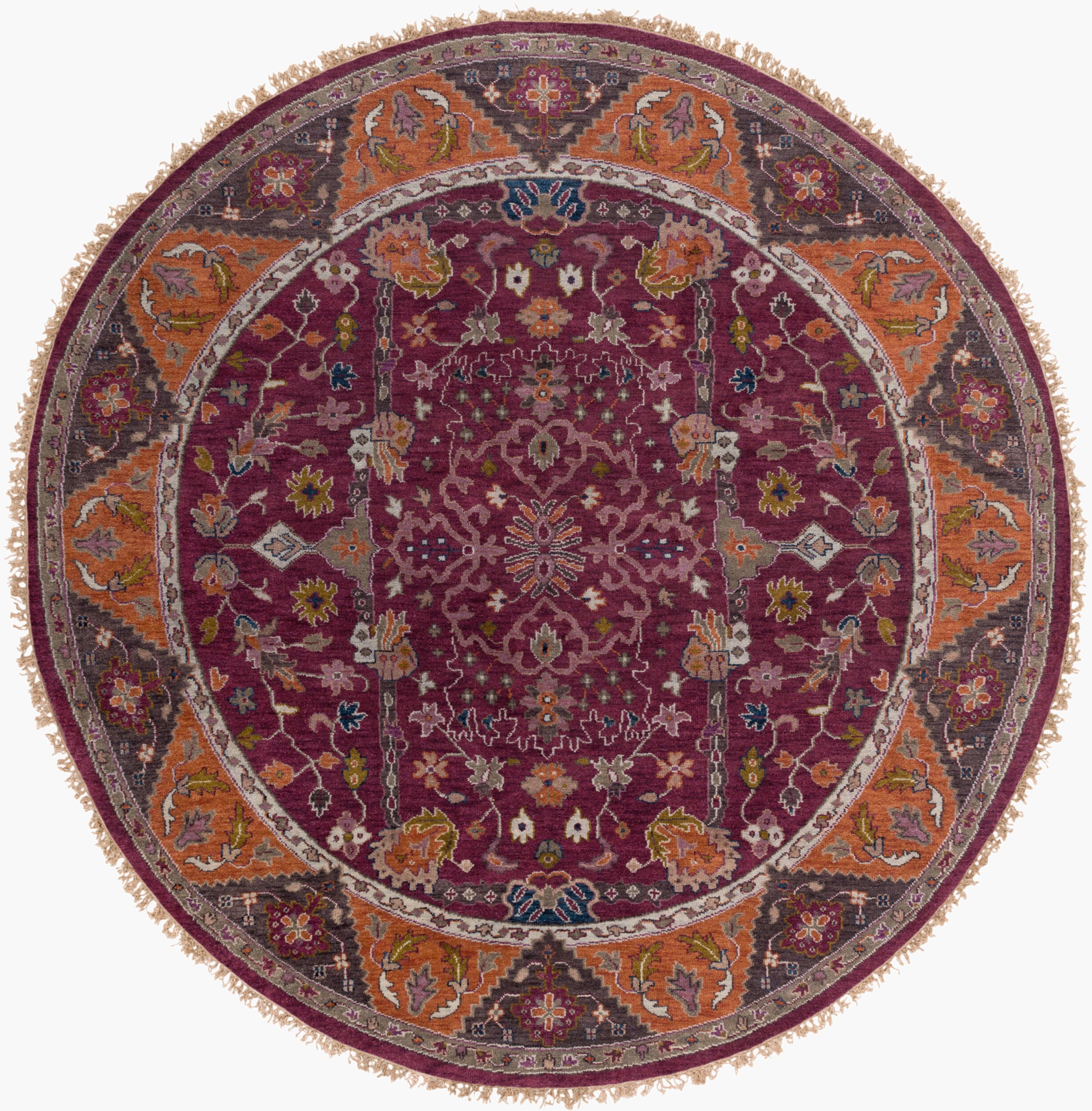 Zeus Rug | Plum | ZEU7821