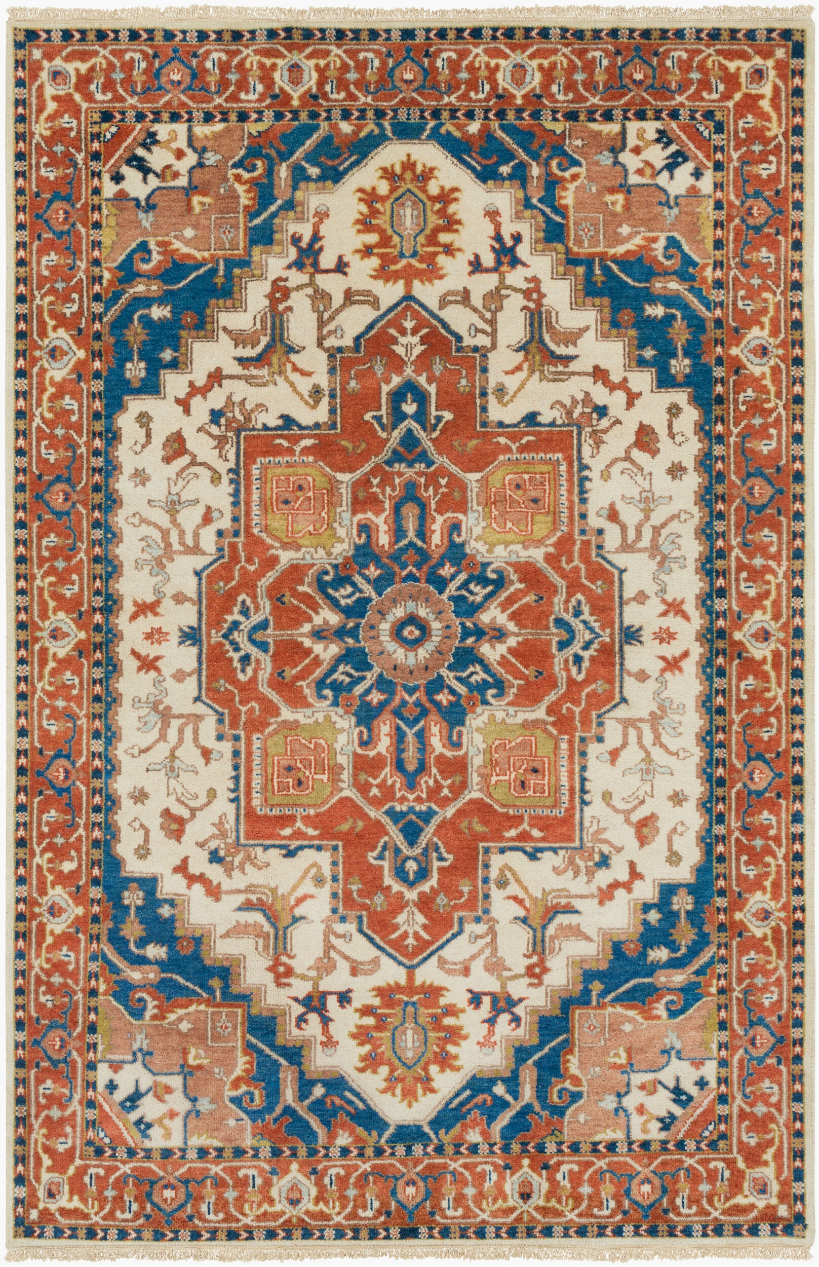 Zeus Rug | Burnt Orange | ZEU8002