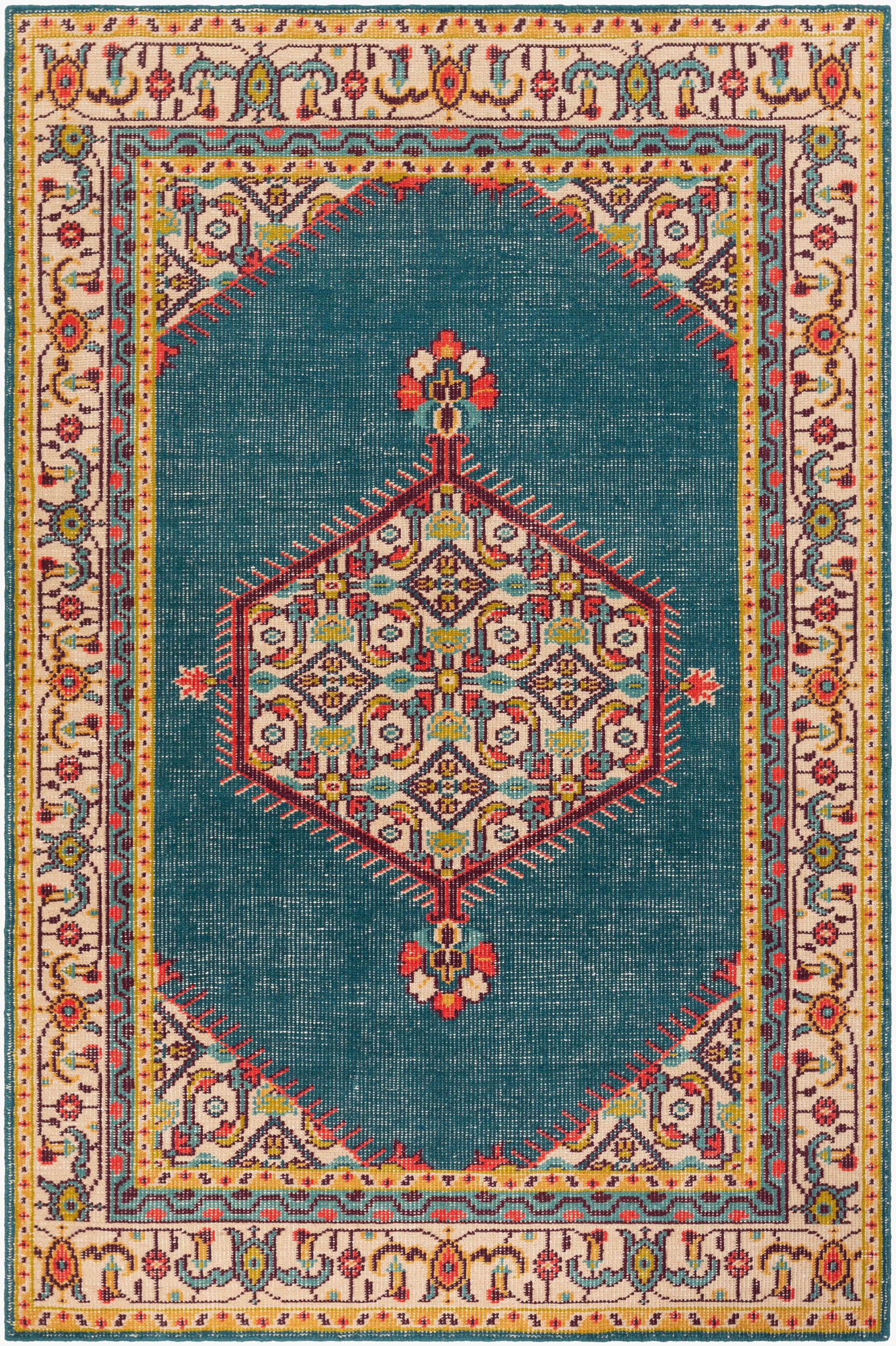 Zahra Rug | Medium Green | ZHA4052