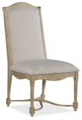 Ciao Bella Upholstered Back Side Chair | Natural-Colored