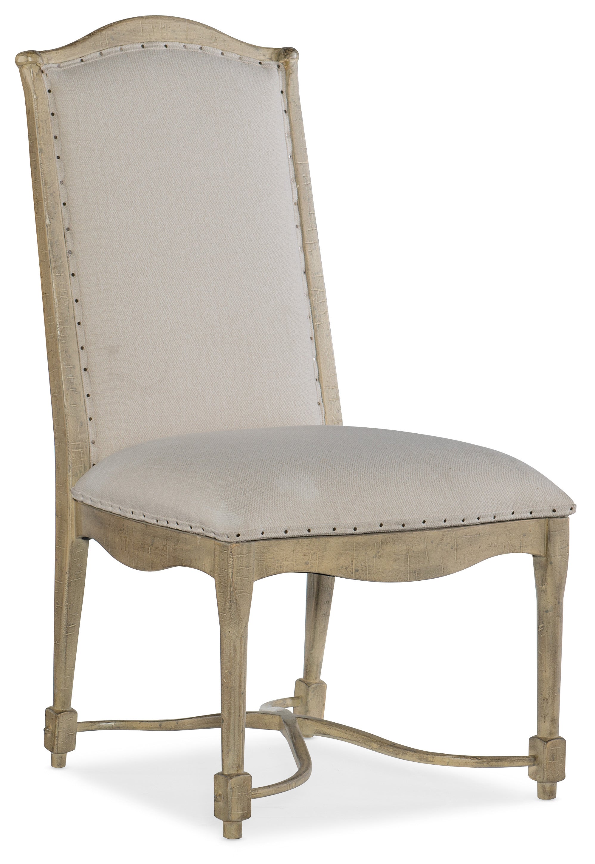 Ciao Bella Upholstered Back Side Chair | Natural-Colored