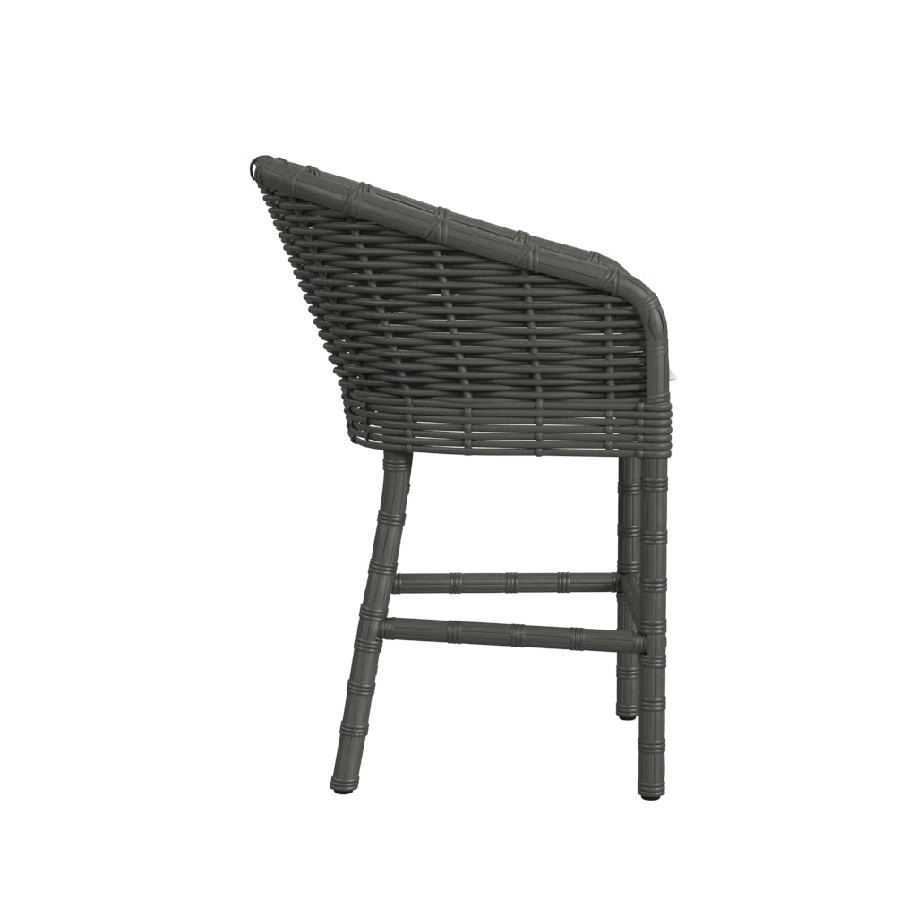 Cabo Counter Stool in Soothe Pearl w/ Flange Welt
