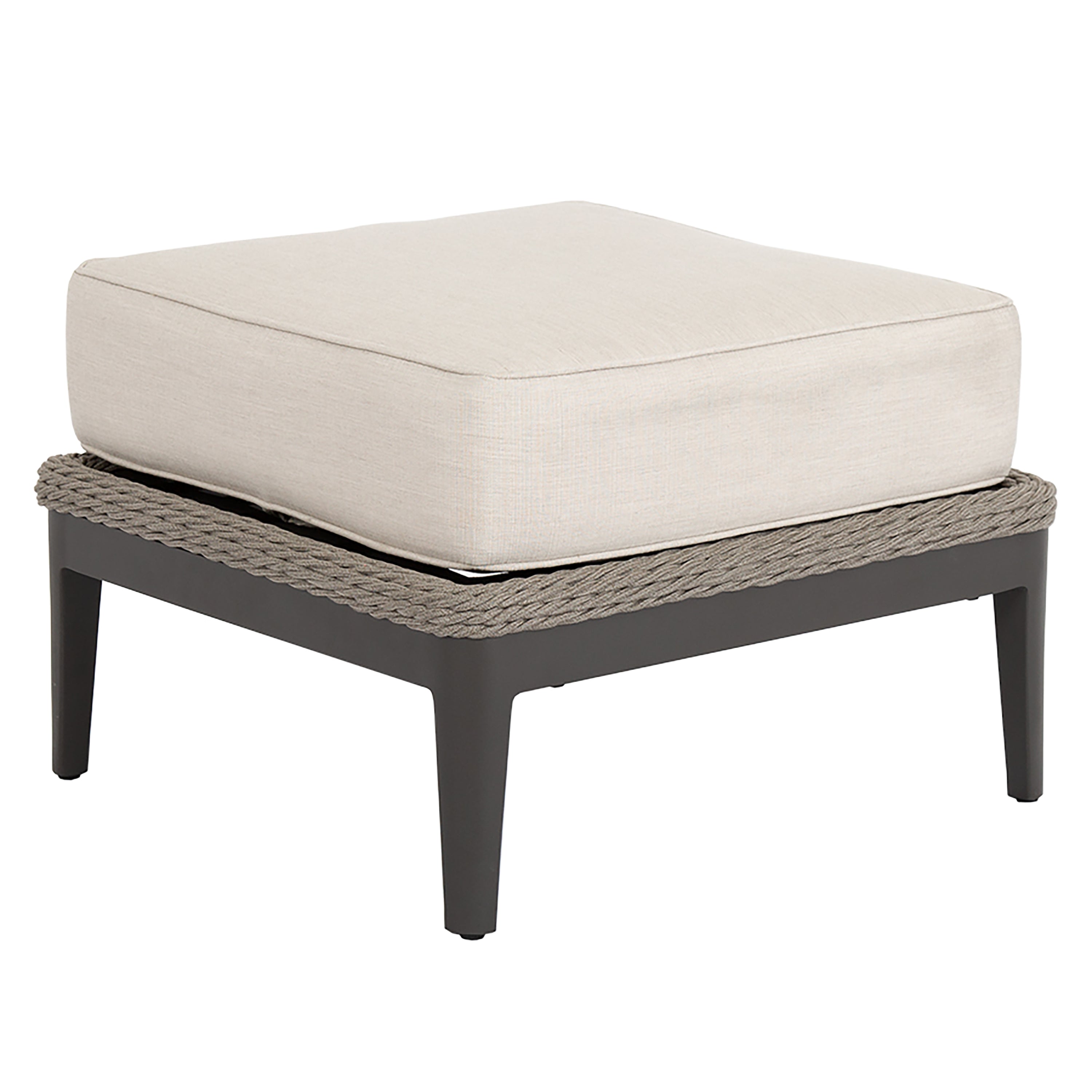 Marbella Ottoman in Echo Ash w/ Self Welt
