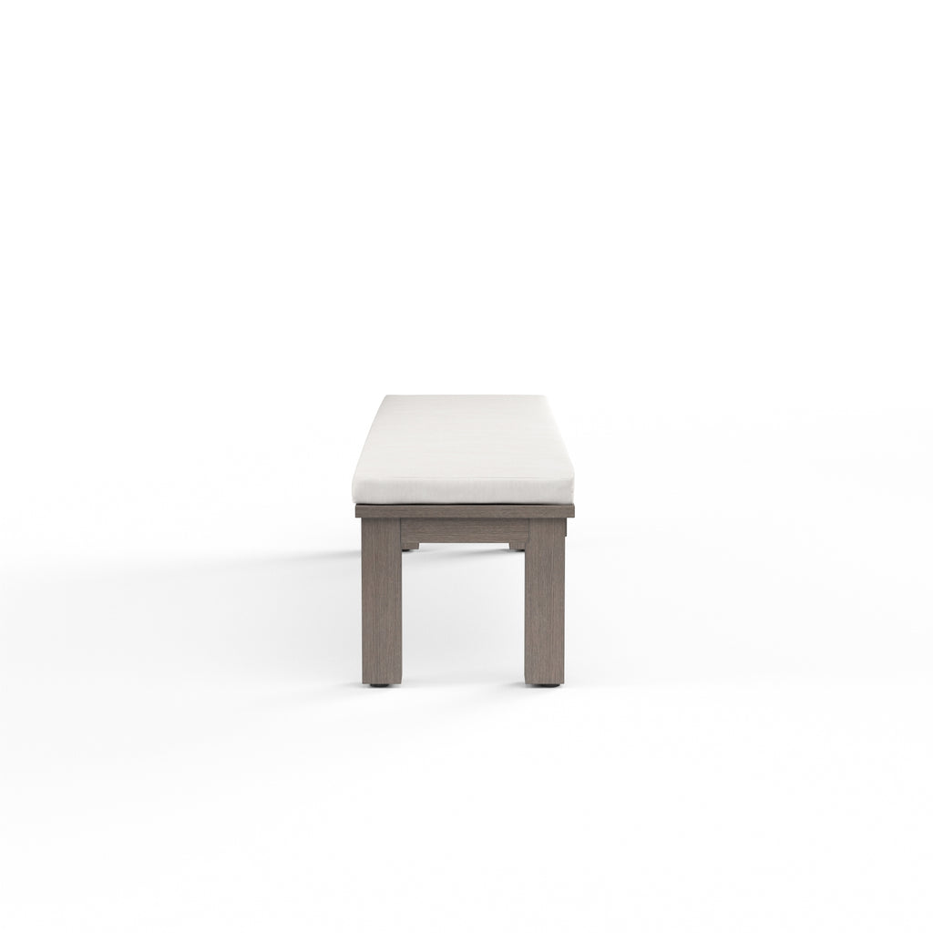 Laguna Dining Bench in Canvas Flax, No Welt