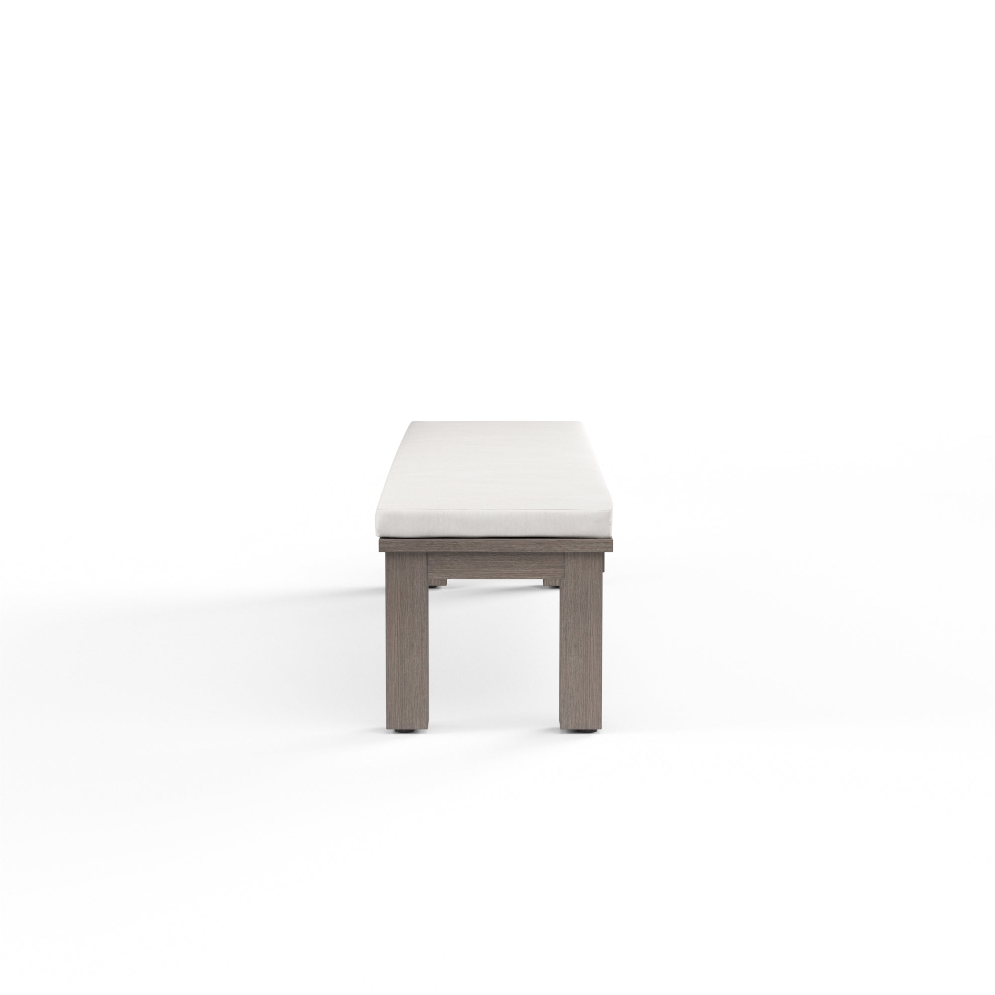 Laguna Dining Bench in Canvas Flax, No Welt