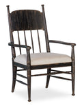 Americana Upholstered Seat Arm Chair | Molasses